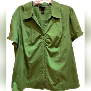 Venesia Dress Blouse Size 24 EUC